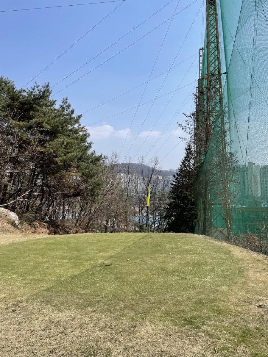 한별골프클럽 파3 사람 없는 코스 전경