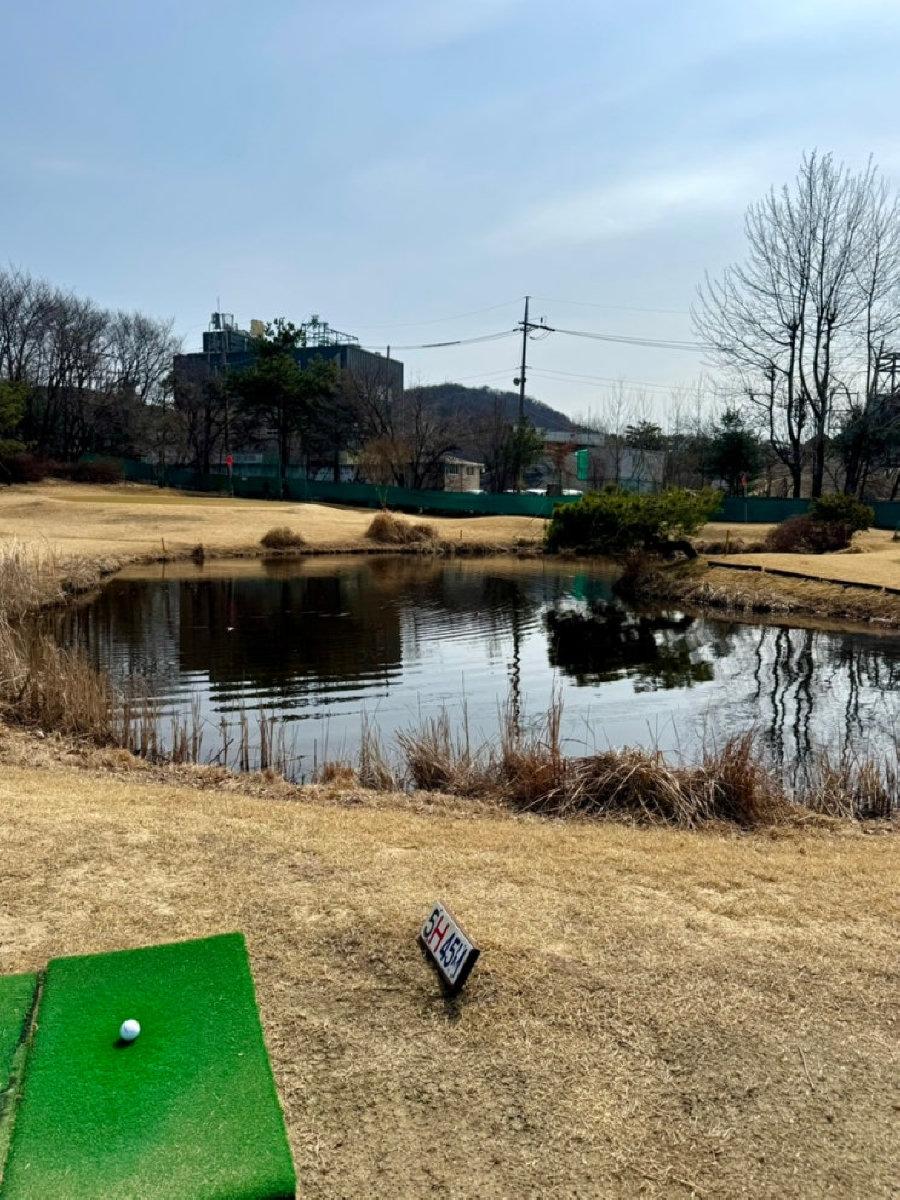 이글 골프랜드 사람 없는 코스 전경